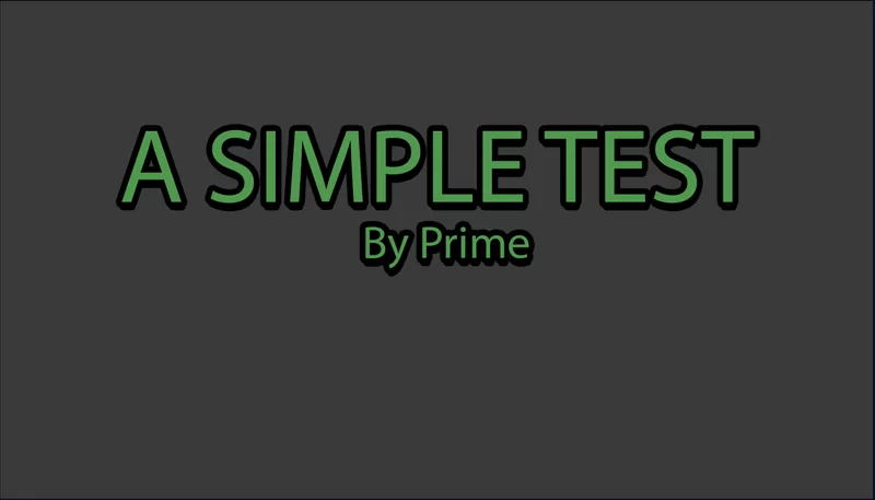 A Simple Test